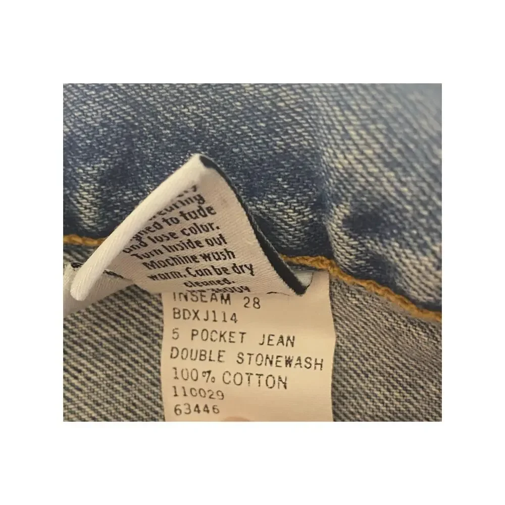 Vintage Calvin Klein Women's Double Stone Washed High-Rise Jeans Size 10